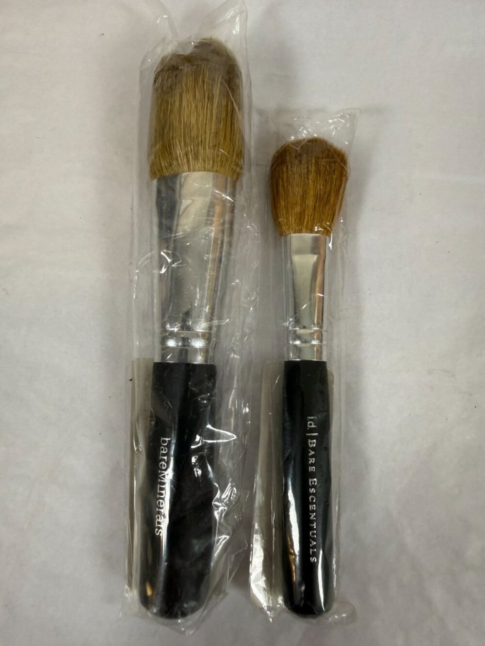 2 BareMinerals Tapered Blush Brush & Full Flawless Face Brush New
